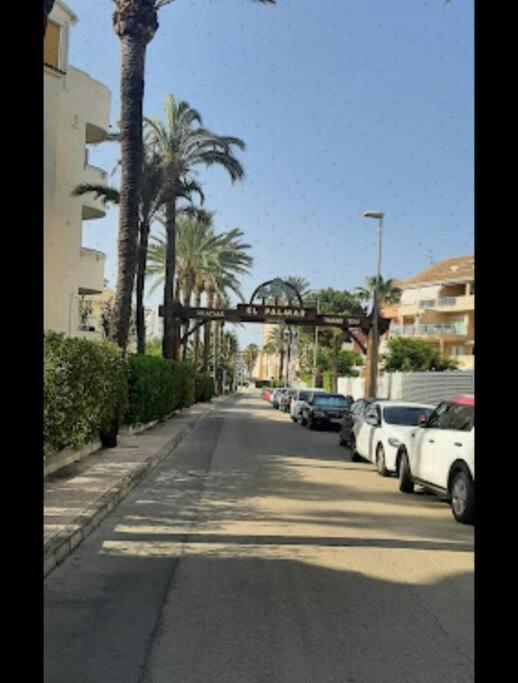 En Denia, Urbanizacion El Palmar Con Piscina, Toboganes Y Chiringuito Apartment Luaran gambar