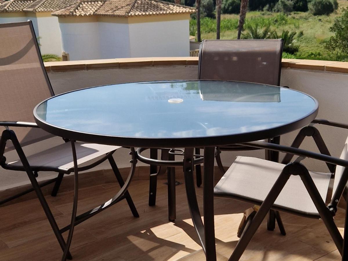 En Denia, Urbanizacion El Palmar Con Piscina, Toboganes Y Chiringuito Apartment Luaran gambar